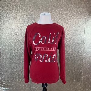 Hollister Red/White Sweater                     B2